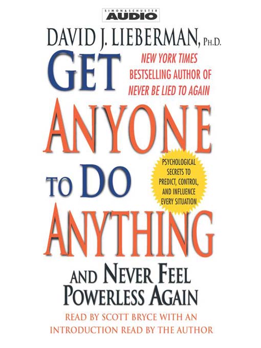 Title details for Get Anyone to Do Anything by David J. Lieberman - Available